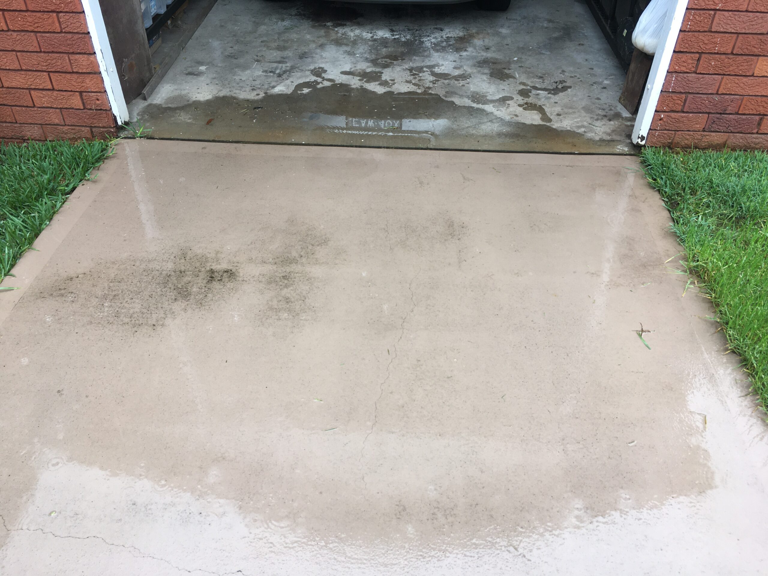 Garage Water Pooling Improvements